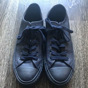 Leather Converse